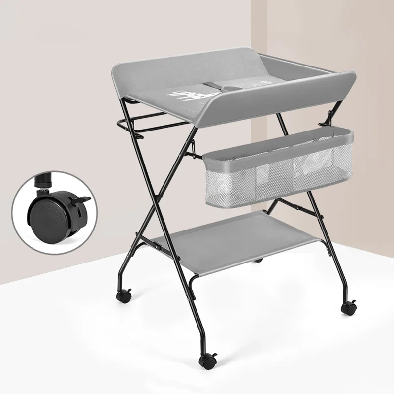 Multifunctional Baby Changing Station Foldable Newborn Diaper Changing Station Safety Nursing Baby Mat