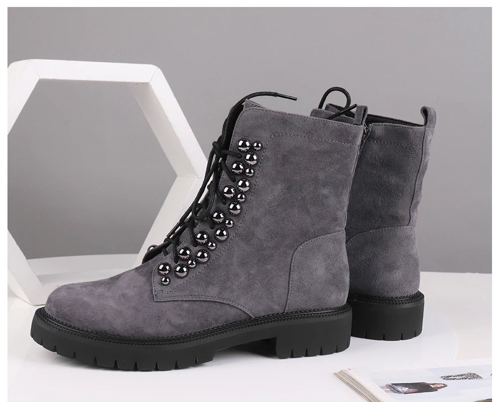 SOPHITINA/зимние теплые ботинки; модная дизайнерская обувь ручной работы на квадратном каблуке со шнуровкой и металлическим украшением; новые женские ботильоны; C492
