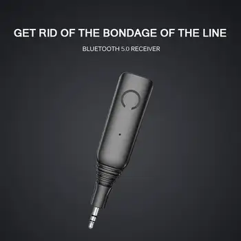 

Hot Bluetooth Receiver Transmitter 3.5 mm 2 in 1 Bluetooth 5.0 Adapter For Headphone Speaker Wireless Audio Transmitter TV