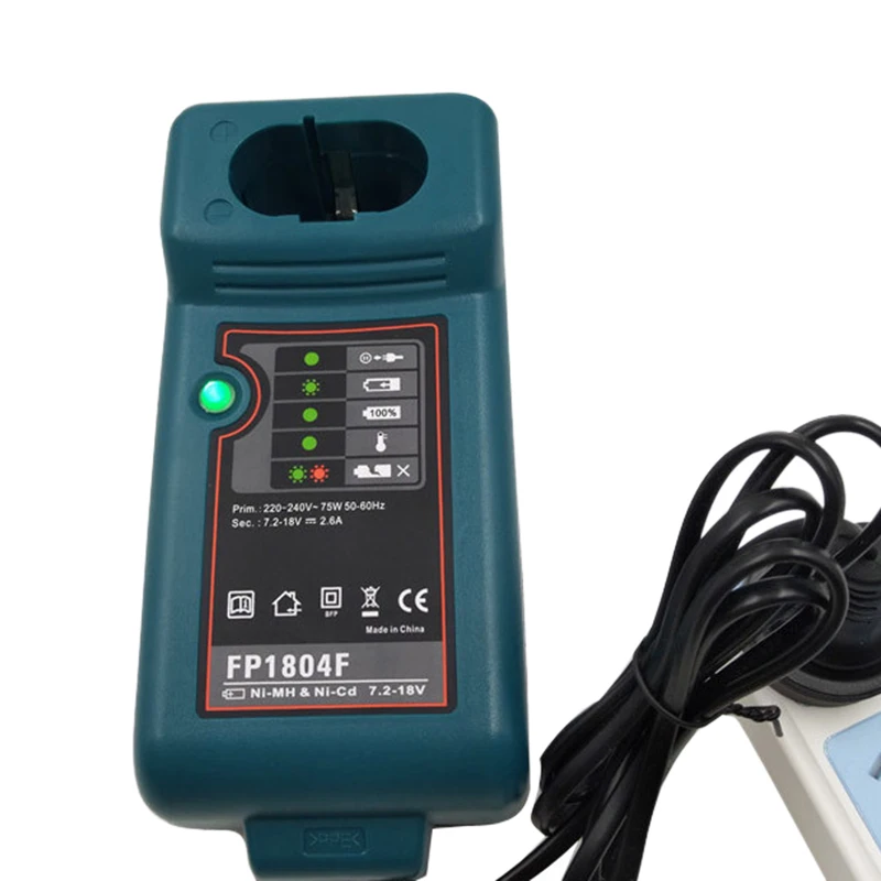 Battery Charger for MAKITA Electric Drill Screwdriver Accessories 7.2V 9.6V 12V 14.4V 18V DC1804 DC1414T DC1414F 9100A