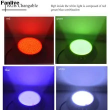 4 шт. светодиодный 18 Вт 42 Вт смоляный светодиодный светильник Par56 12 В подводный светильник s светильник ing IP68 водонепроницаемый RGB фантастический многоцветный меняющий цвет