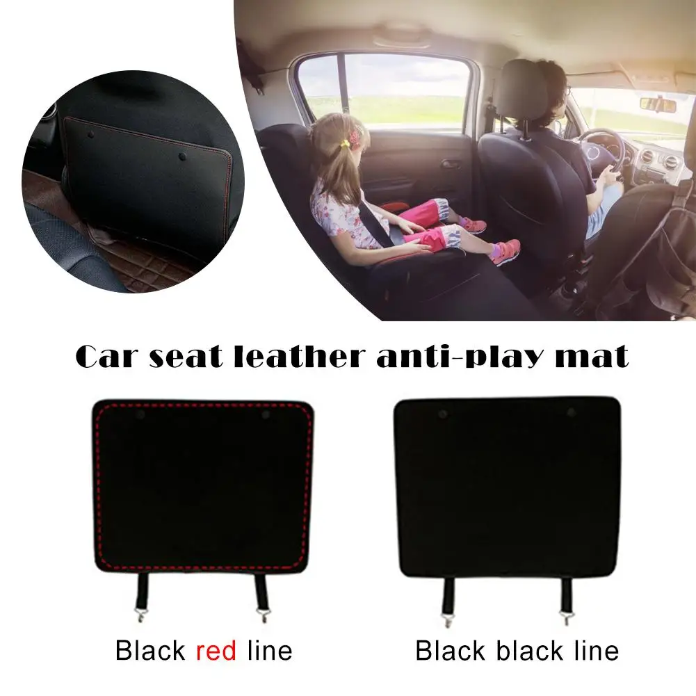 

Car Seat Leather Anti-kick Mat Car Interior Modification Pad Child Anti-fouling Washable Back Protection Pads