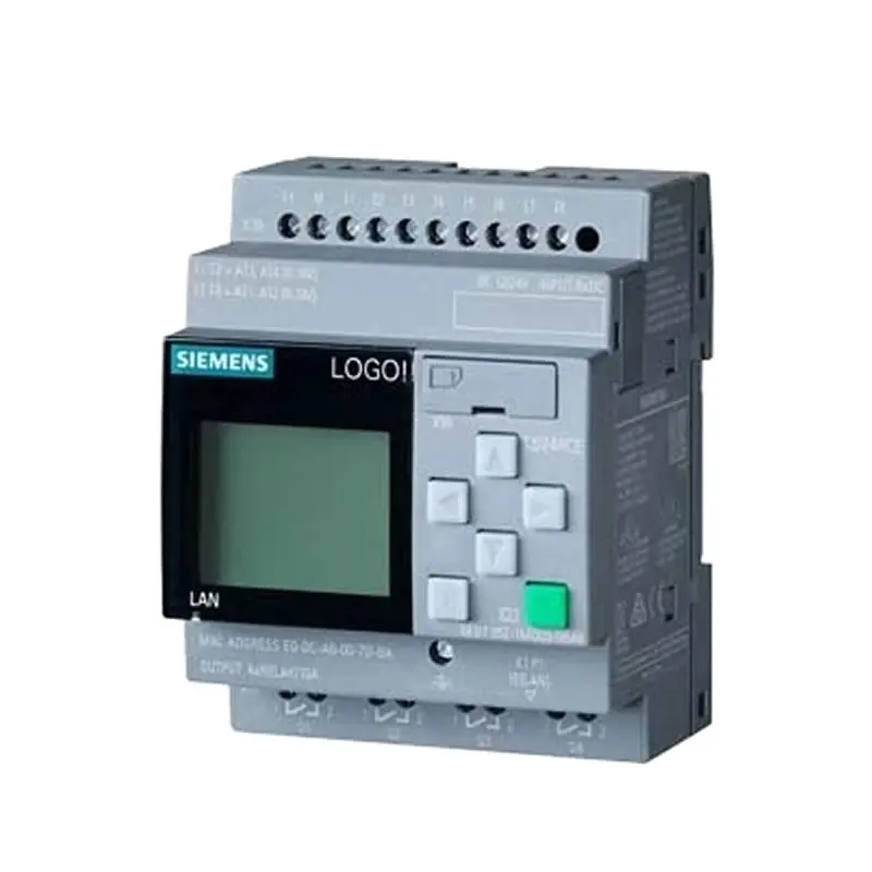 

New Original 6ED1052-1MD08-0BA0 LOGO 12/24RCE PLC With Display Module 12/24V DC/RELAY 8 DI 4AI 6ED1 052-1MD08-0BA0 PLC