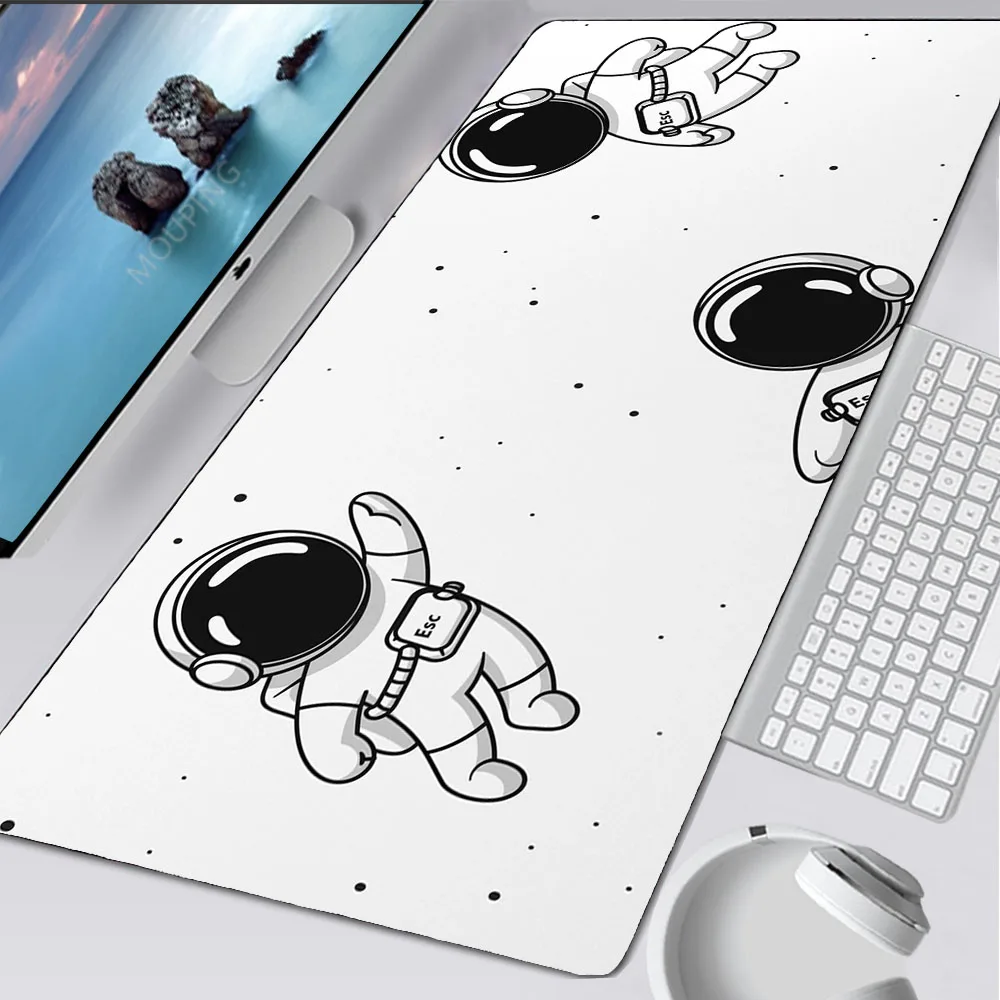 Keycadets Gravity Deskmat Cute Astronauta Space Large Mouse Pad Anime Carpet Mousepad Pink Gaming Accessories Deskpad Rubber Mat |