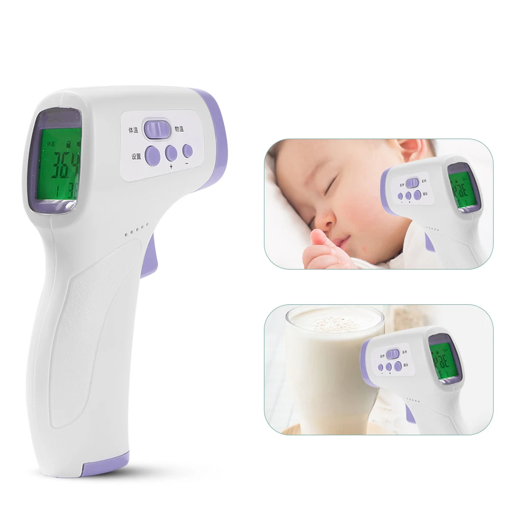 

Non-Contact Forehead Thermometer Digital Infrared Thermometer Forehead Pyrometer for Baby Adult Body Temperature Fever Measure