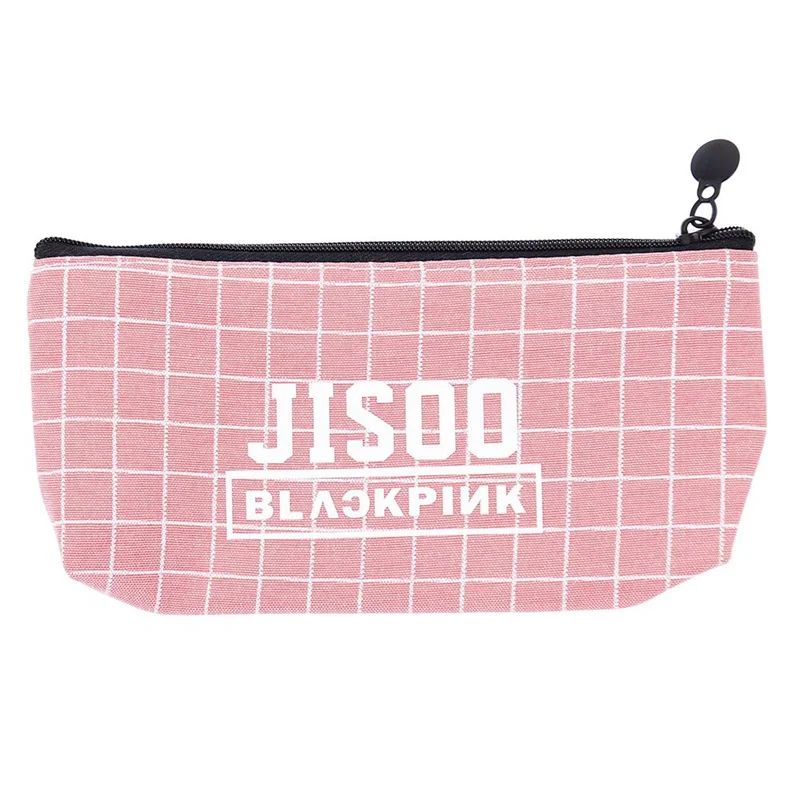 1 шт. каваи мультфильм BLACKPINK Холст Карандаш Чехол для хранения Органайзер ручка сумка вентиляторы канцелярские принадлежности студенческие подарки для детей - Цвет: H03