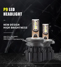 Phares de voiture Led H7, H4, H11, ampoule de phare de voiture LED H8 HB4 HB3 9005 9006 H1 12000LM, Turbo, lampe antibrouillard 6500K 12V, 2 pièces 