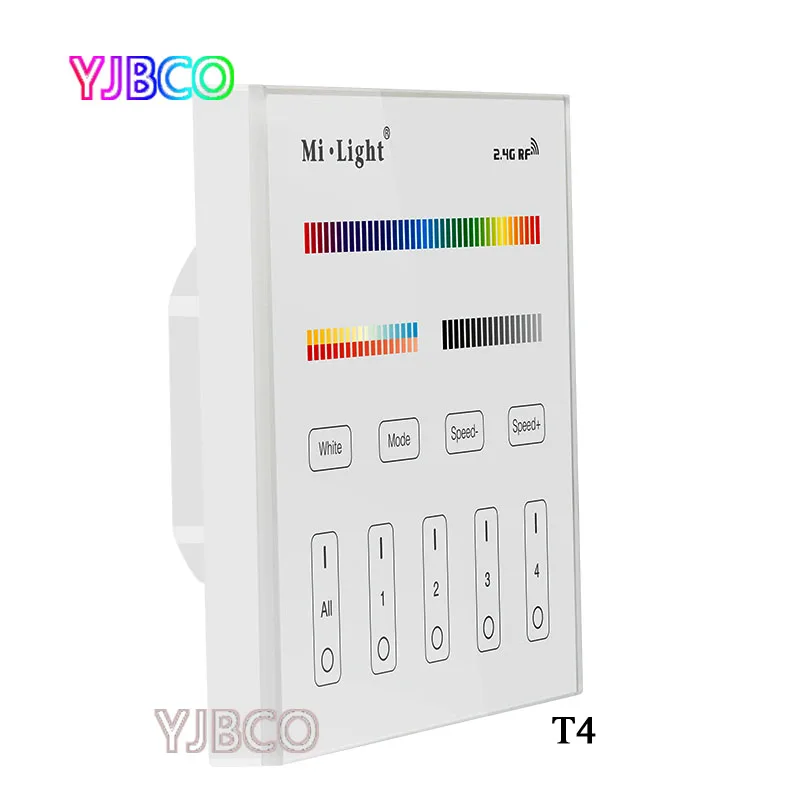Miboxer 2 4G T1/T2/T3/T4 4 зонная умная сенсорная панель светодиодный регулятор яркости для