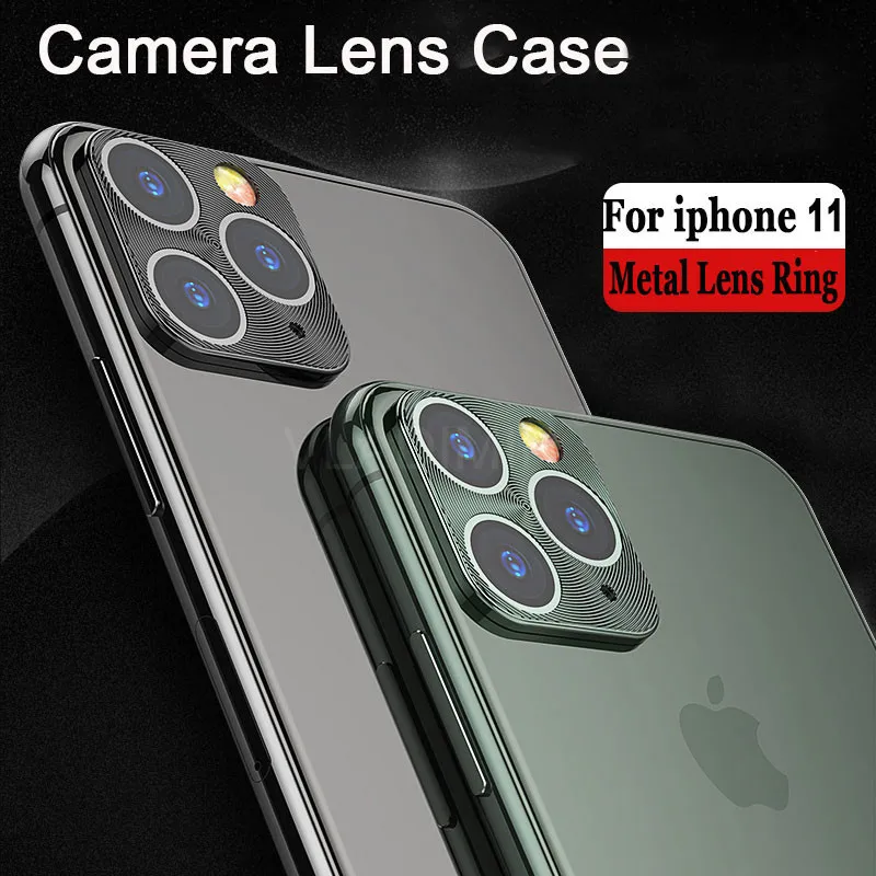 Защитный чехол для задней камеры металлический объектива apple iphone X XS 11 Pro Max XR