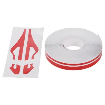 

1/2 inch (12*9800mm) car Tape Decals Stickers pin stripping tape vehicle accessories Car styling red