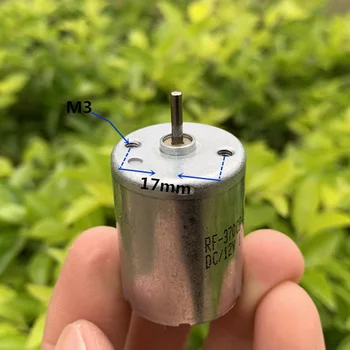 

Micro 370 Motor RF-370CB-12510 DC 5V 7.3V 9V 12V Mini Precious Metal Brush Round Motor DIY Fan Toy Car Model Electric Machinery