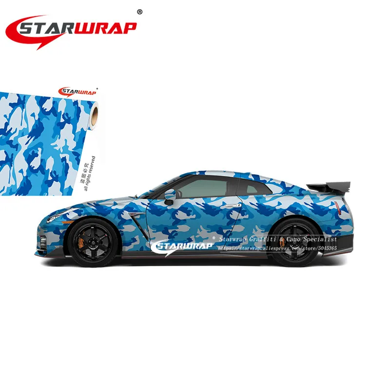 Starwrap Styling Stickers for car Vehicle body Waterproof PVC camouflage film Roof Sticker Camouflage Vinyl Film Vinyl Car Wrap