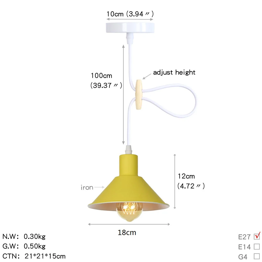 D8153黄色 尺寸图 英文版