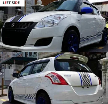 

LEFT SIDE Custermization Car Sticker Body Cartoon Pull Flower Car Sticker Waterproof Accessories Fashion Hot Stickers
