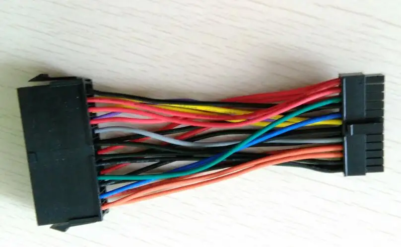 Новый стандарт ATX PSU 24Pin женский для Mini 24P мужской внутренний адаптер питания