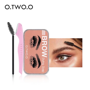 

O.TWO.O Eyebrow Soap Cosmetic 3D Feathery Brows Lamination Waterproof Styling Brows Soap Gel for Eyebrows Pomade Dye Makeup
