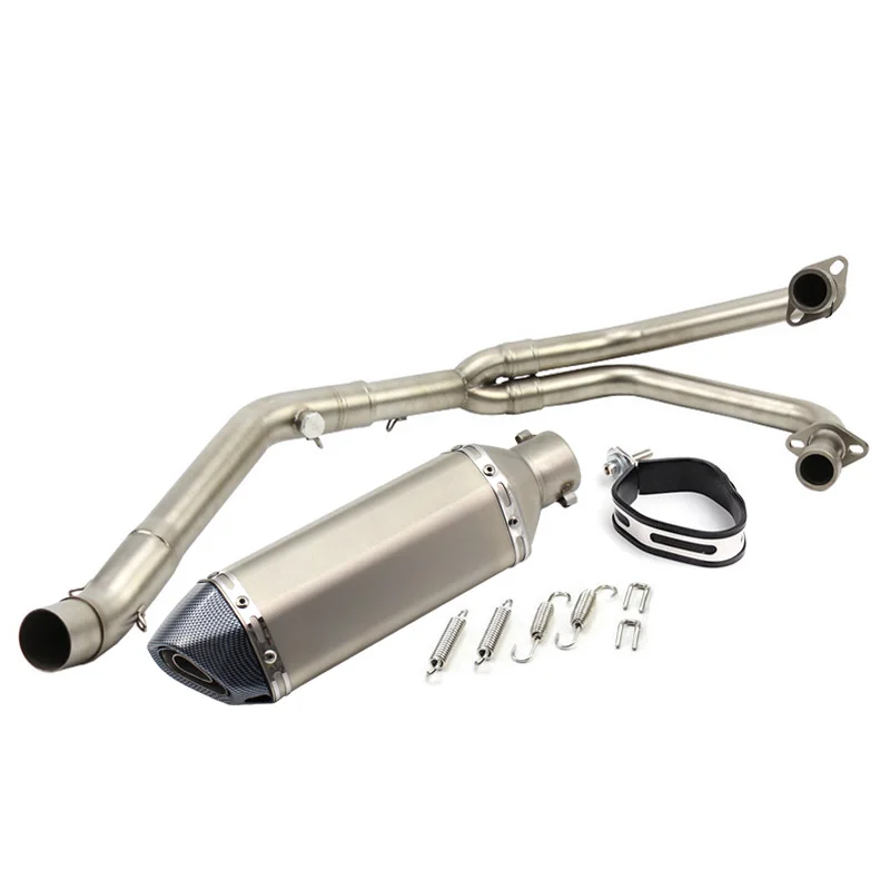 

Выхлопная труба для мотоцикла, глушитель с передней насадкой для Yamaha YZF R3 R25 MT-03 (2014-2018)