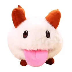 Cos imble poro jogo bonito do miúdo menina menino pelúcia macio plushie brinquedo boneca de pelúcia animal feliz aniversário presente 4 6 anos presentes de natal