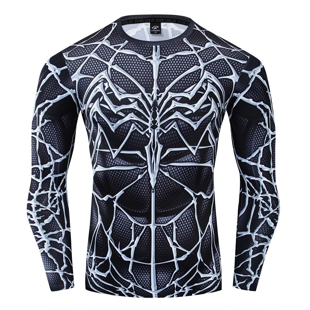 

2020 NEW Spider Man Far From Home 3D Printed T-shirts Men Sleeve Compression Shirts Long Sleeve Tops Male Cosplay Costume