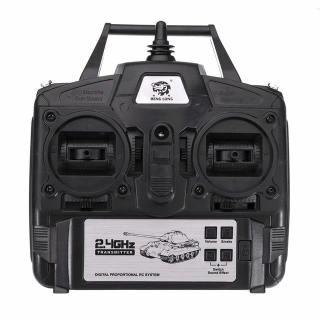 2.4GHz Remote Control Radio System DIY Toy TK-7.0 Version Receiver Main Board Digital Radio Transmitter for 1/16 RC Tank 1