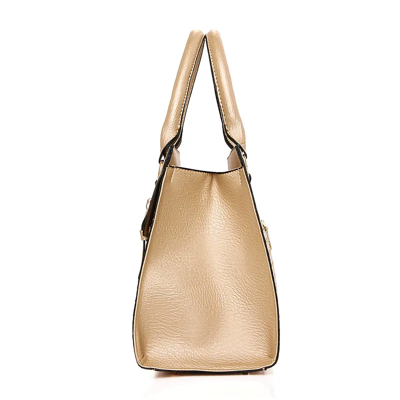 

2019 New Style Brand Five-Piece Women's Different Size Bags Europe And America Trend of Fashion Shoulder Weave Women's Bag