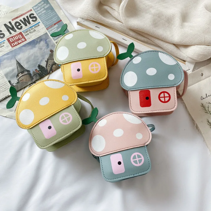 Nuevo  Bolso de mano para niños, Cartera de cuero PU, bandolera con dibujos animados WDgEj8GAj