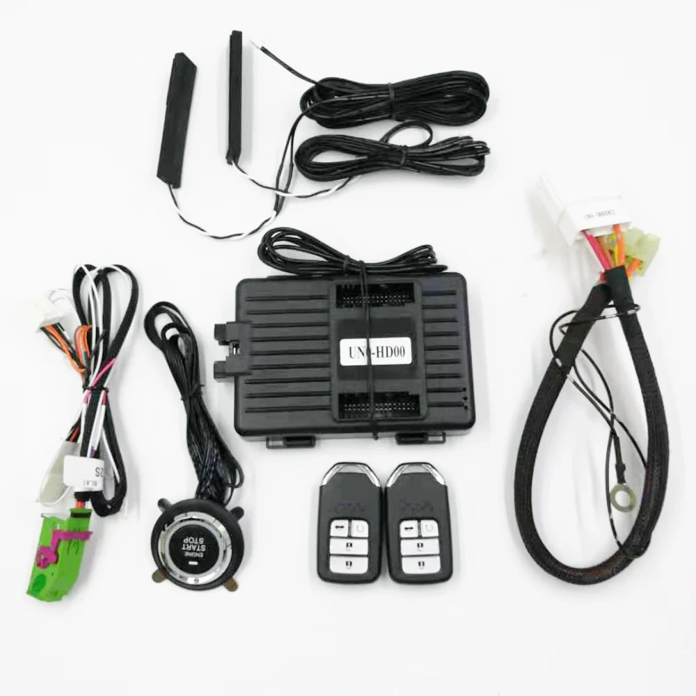For Honda Civic Add Push Button Start Stop Car Alarm Phone App Remote