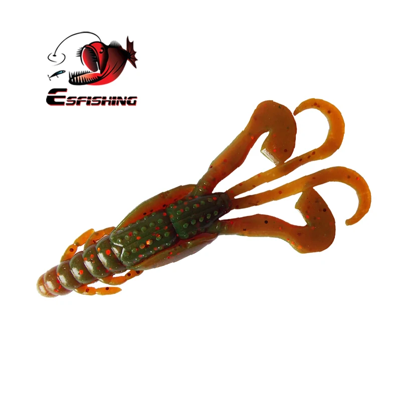 Esfishing приманки для рыбалки Мягкие приманки огромные щупальца Craw 6 шт. 90 мм 6,2 г поток морской рыбалки озеро Iscas снасти