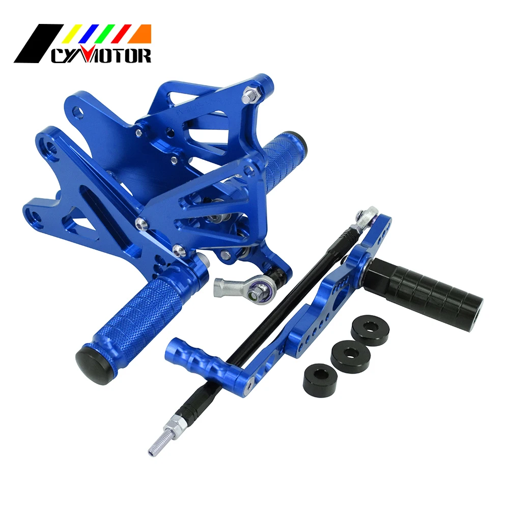 Мотоцикл с ЧПУ Регулируемые подножки для YAMAHA YZFR6 YZF-R6 YZF R6 2003 2004 2005 03 04 05