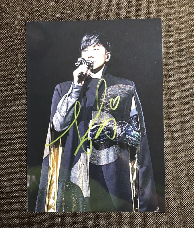 Ручная подписка JJ Lin фото с автографом автографы 5*7 89L