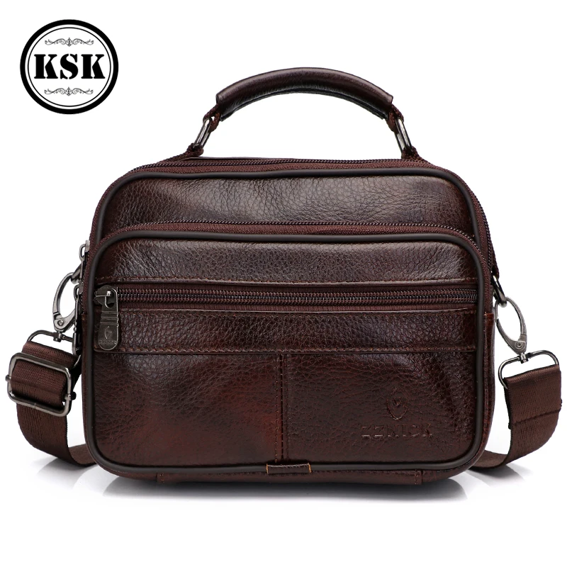 Мужская сумка через плечо из натуральной кожи, сумки-мессенджеры для мужчин, роскошные сумки, кожаные сумки через плечо, высокое качество, модная сумка KSK
