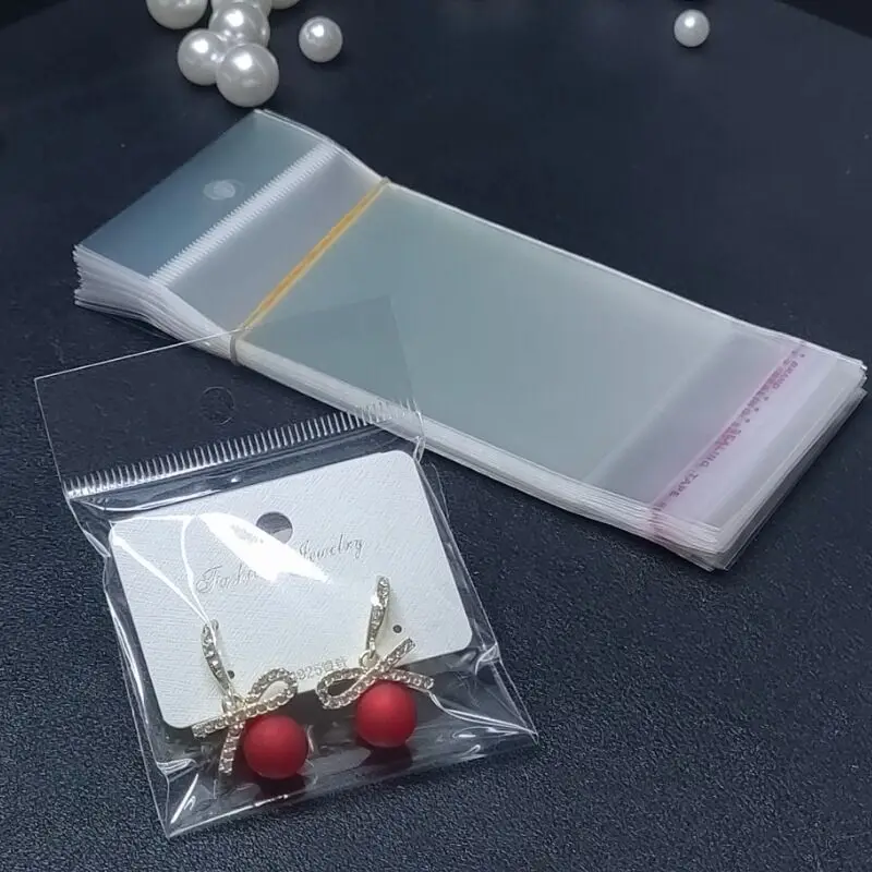 TEHAUX 50pcs Semi Transparent Small Paper Envelopes Bags Flat - View #11