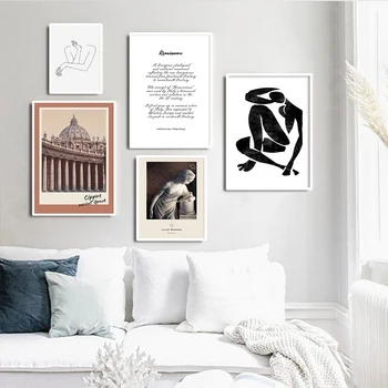 

Abstract Woman Line Drawing Painting Nordic Art Minimalist Canvas Poster Decorativos Modern Living Room Wall Art Pictures Prints