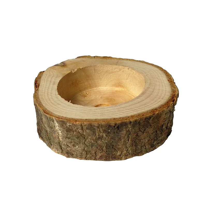 small size 45g Новинка, подсвечник из дерева, небольшой горшок, полый деревянный Кост, дизайн, плантатор для суккулентов, украшение дома - Цвет: small size 45g