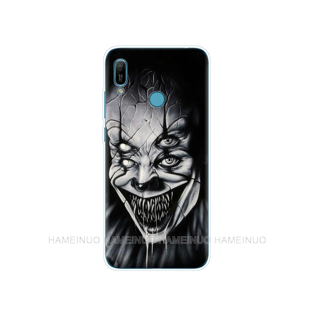 Силиконовый чехол для телефона huawei Y5 Y6 Y7 Y9 PRO PRIME honor 8s 8a 20 LITE PRO 10i view 20 V20 coque The Clown Horror IT - Цвет: 80719