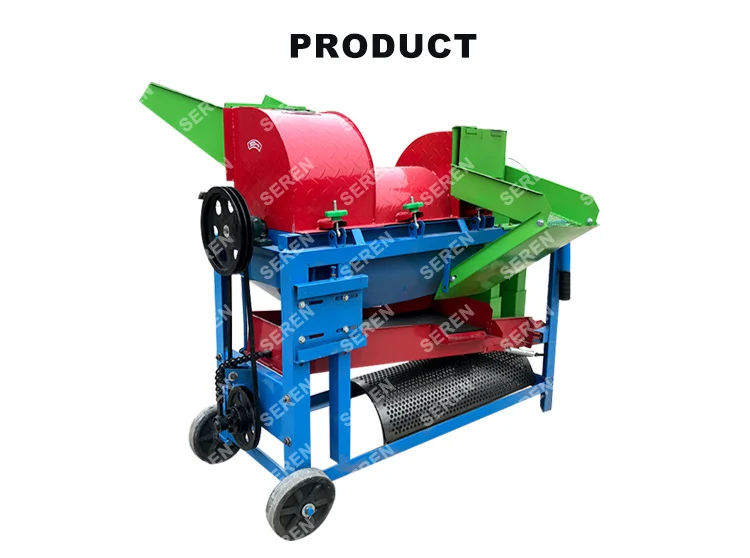 Multifunction Electric Small Portable Sorghum Soybean Multi Crop Paddy Rice Wheat Maize Peeler Corn Sheller Thresher Machine
