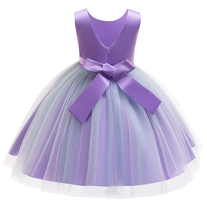 Свадебное платье с цветочным узором для девочек; детское вечернее платье принцессы; Детские платья для девочек; Карнавальный костюм для детей 8, 10, 12 лет