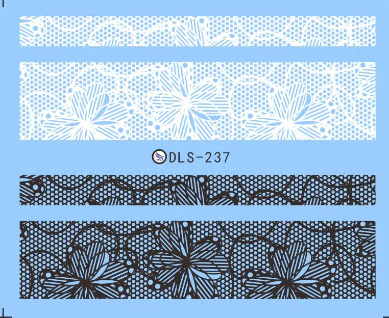 DLS237 5sheet 5 листов 3D наклейки для ногтей Смешанные Красочные дизайнерские наклейки для ногтей наклейки корейские женские макияж водные тату Маникюр Инструмент DLS229-242 - Цвет: DLS237 5sheet