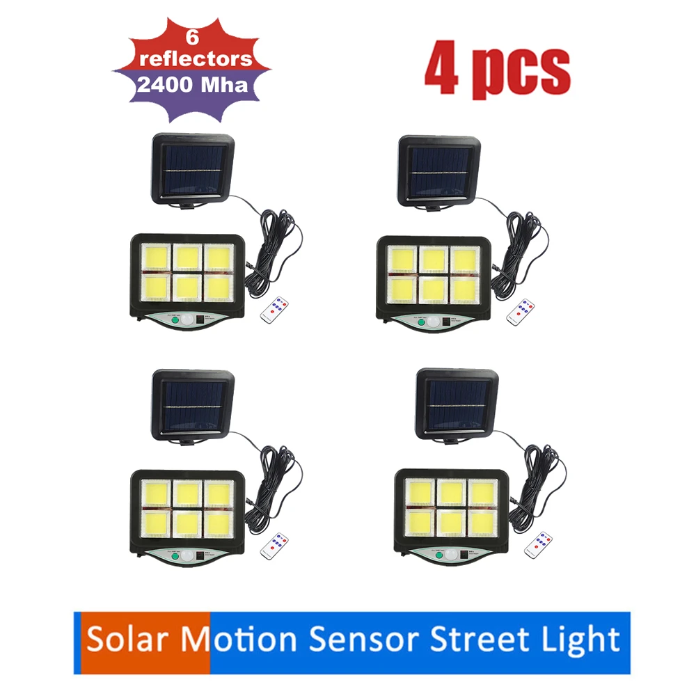 

Solar Powered Lamps LED Waterproof IP65 Sense Light Infrared Sensors Lamp Outdoor Fence Garden Lighting Pathway Wall remote 3 mo