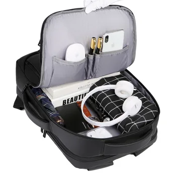 

15.6 Inch Laptop Backpack Men Waterproof Oxford Large Capacity Travel Male Back Pack Usb Multifunctional Portable Bagpack Bag