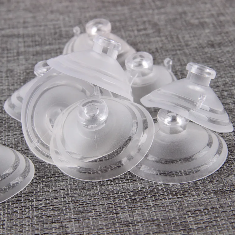 

4cm Transparent Sucker Wholesale Lollipop Wedding Car Decoration Sucker PVC Suction Disc Strong Transparent Sucker about 150 PCs