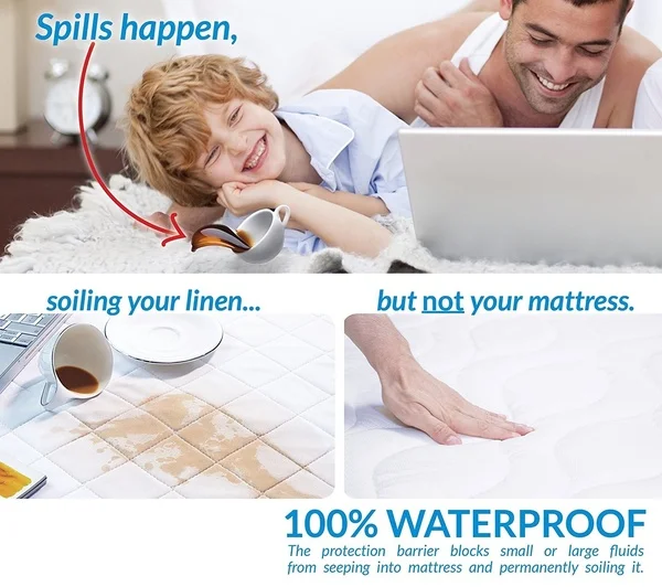 Матрас Протектор Эластичный твердый водонепроницаемый набор носков до лодыжек матрас крышка легко ухаживать домашний декор D25