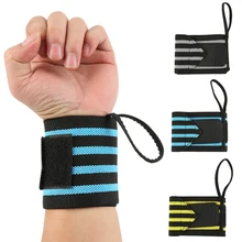 1 шт. Прочный Удобный манжет Защитные скобки эластичные Тяжелая атлетика обертывание напульсники прочность Спорт на открытом воздухе наручная защита манжеты