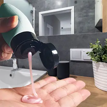 

3Pcs 60ml Portable Silicone Squeezable Empty Travel Bottle with Keychain Carrier E65F