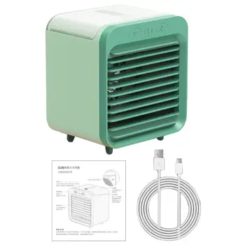 

Portable Air Conditioner Fan Small Evaporative Air Cooler Humidifier Purifier Mini Cooling Misting Desk Fan