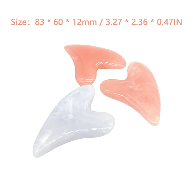 Heart Shaped Scraper Face Massager Gua sha Scraper Board Facial Guasha Meridian Muscle Relaxation Skin Lifting