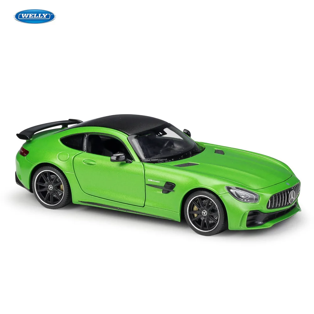 WELLY 1:24 Mercedes-Benz AMG GT спортивный автомобиль моделирование сплав модель автомобиля ремесла украшение Коллекция игрушек инструменты подарок