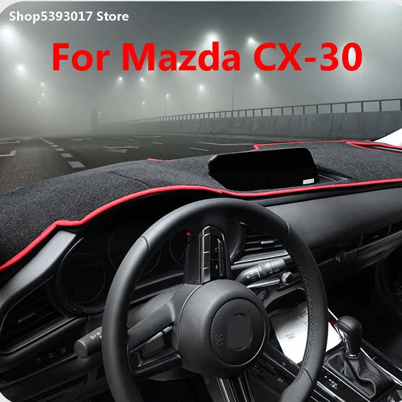 For Mazda CX30 CX-30 2020 2021 Car Center Console Dashboard Mat Rear Window Light Sunshield Pad Protector Trim Accessories | Автомобили и