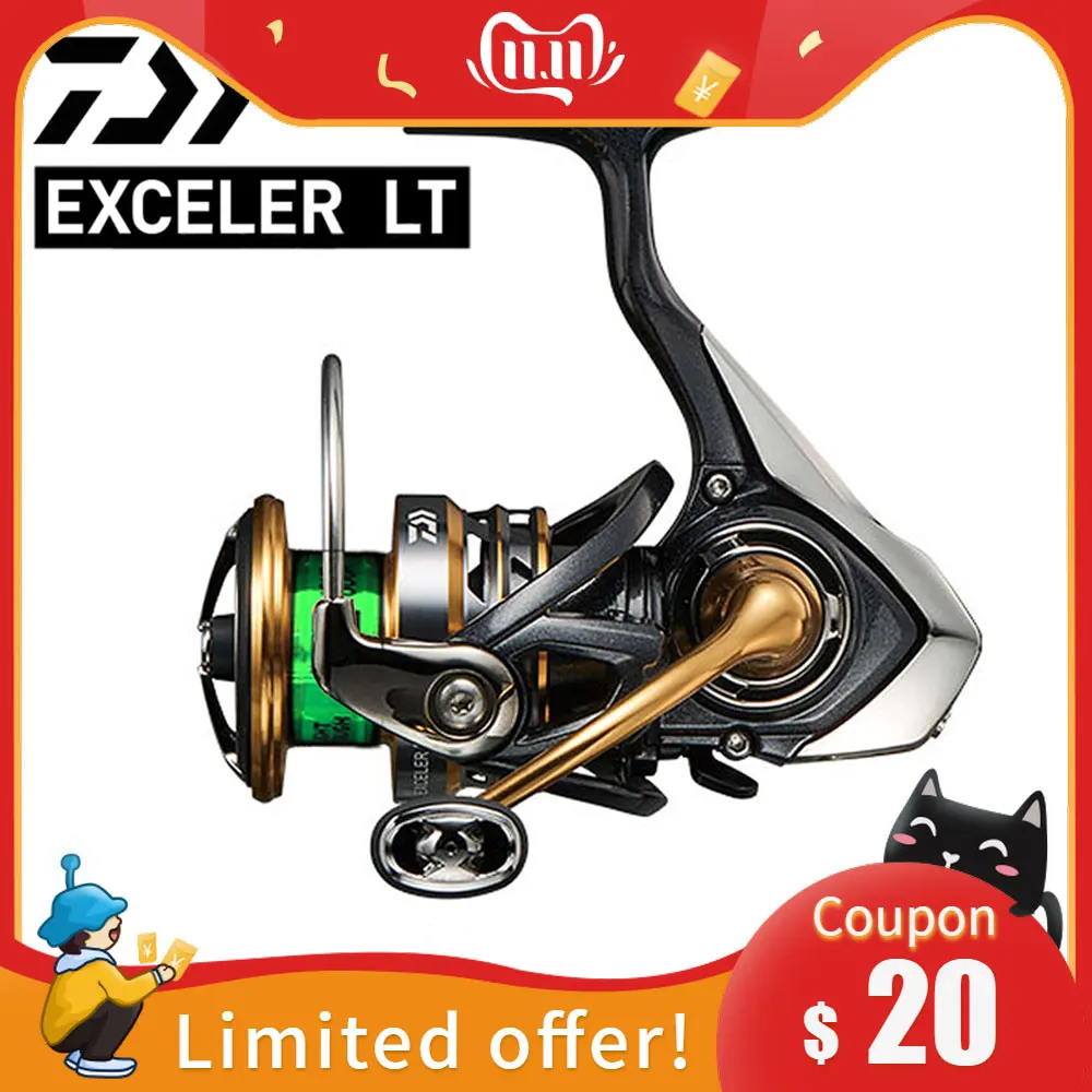 Daiwa Exceler LT оригинальный Спиннинг рыболовная Катушка 1000D 2000D 2500 3000 C 4000D 5000D 6000D H| |