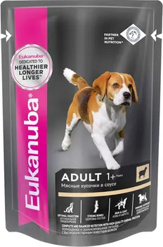 

EUKANUBA EUKANUBA DOG ADULT LAMB for adult dogs with lamb sauce 100g